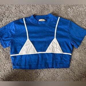 Fashion Brand Company "Bikini Bod" crop top t-shirt